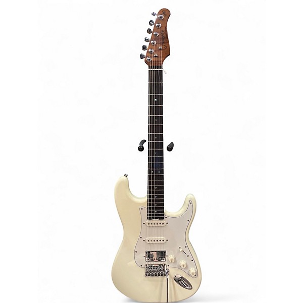 Used Firefly FFST CLASSIC MODEL STRAT OLYMPIC WHITE Solid Body Electric Guitar