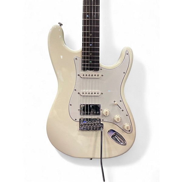 Used Firefly FFST CLASSIC MODEL STRAT OLYMPIC WHITE Solid Body Electric Guitar