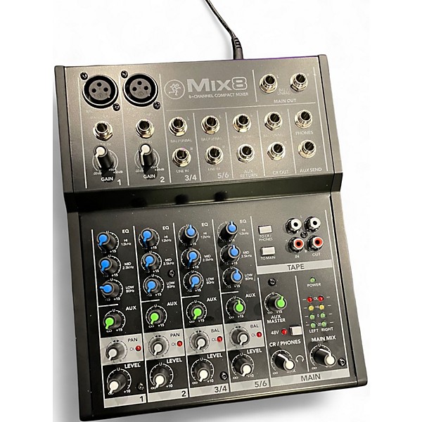 Used Mackie Mix8 Unpowered Mixer
