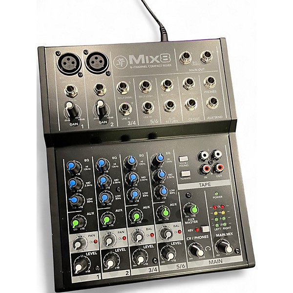 Used Mackie Mix8 Unpowered Mixer