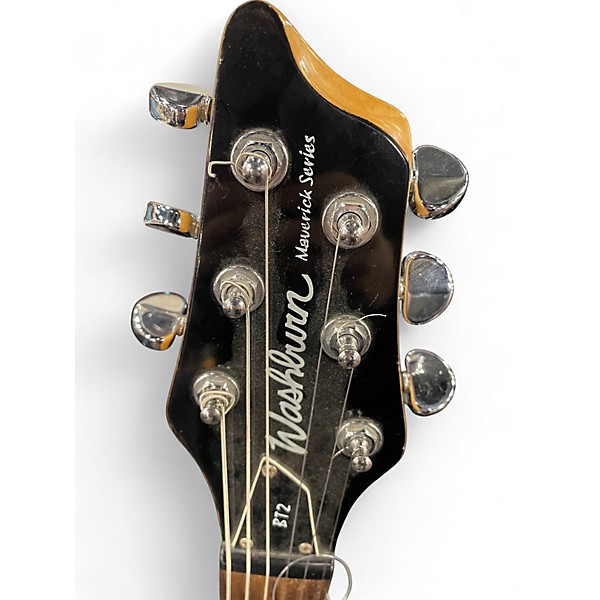 Used Washburn BT2 Black Solid Body Electric Guitar