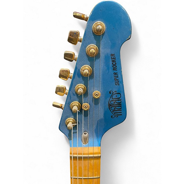 Used Matao S STYLE Blue Solid Body Electric Guitar