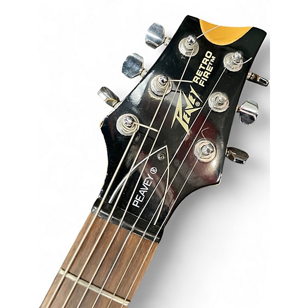 Used Peavey RETROFIRE Orange Solid Body Electric Guitar