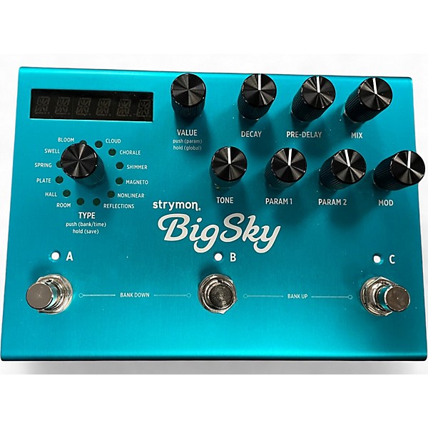Used Strymon Bigsky Reverb Effect Pedal