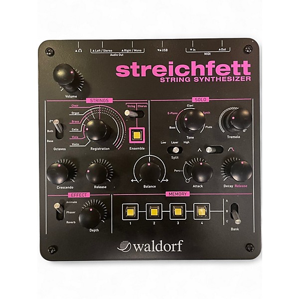 Used Waldorf Streichfett Synthesizer