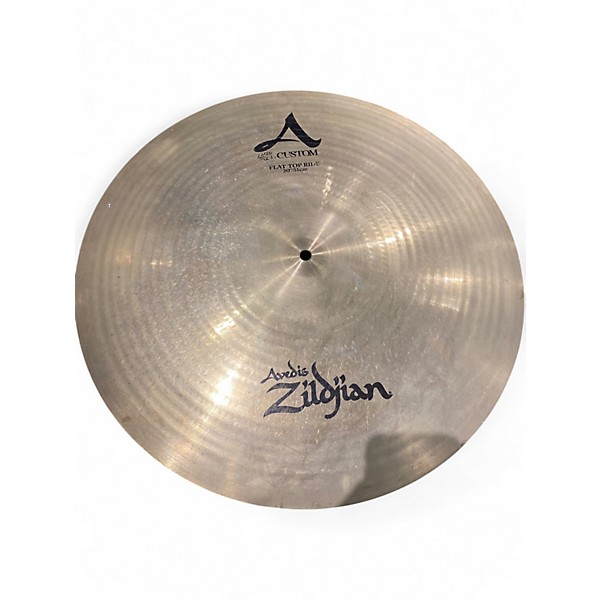 Used Zildjian 20in A custom flat top ride Cymbal