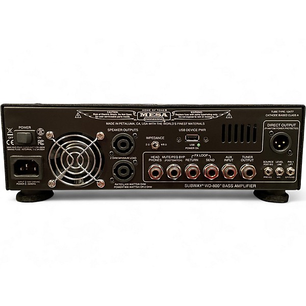 Used MESA/Boogie Subway WD-800 Tube Bass Amp Head