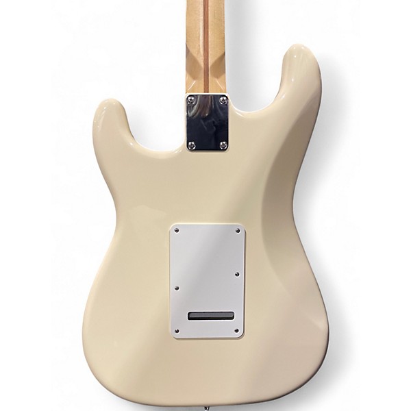 Used Fender Artist Series Jimmie Vaughan Tex-Mex Stratocaster WHITE Solid Body Electric Guitar