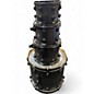 Used DW 4 Piece Collectors Series Maple Ebony Satin Drum Kit