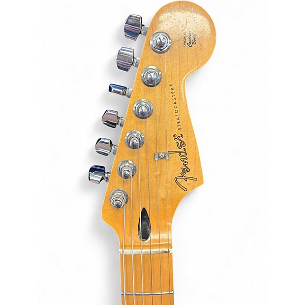 Used Fender Player Stratocaster HSS Plus Top Aged Cherry Burst Solid Body Electric Guitar