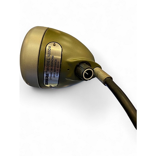 Used Shure 520DX Green Bullet Dynamic Microphone