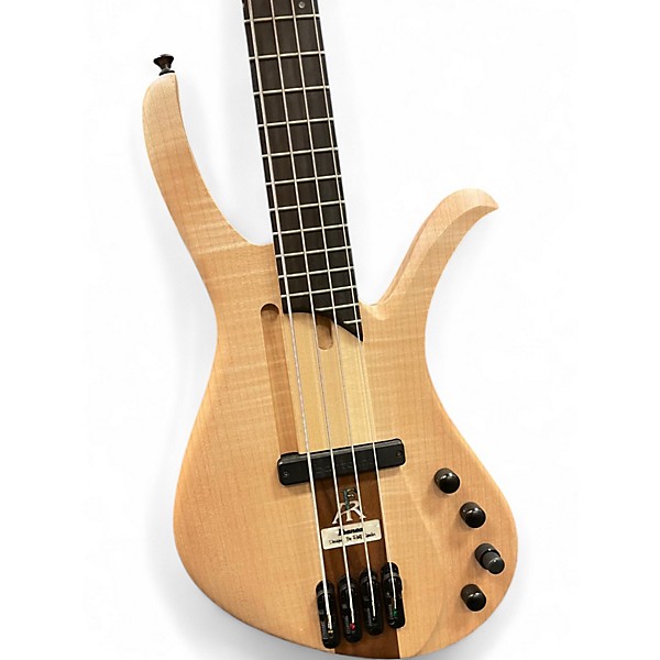 Used 2019 Ibanez AFR4FMP Affirma Series Flat Natural Electric Bass Guitar