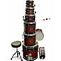Used Gretsch Drums 7 Piece Catalina Maple Satin Deep Cherry Burst Drum Kit