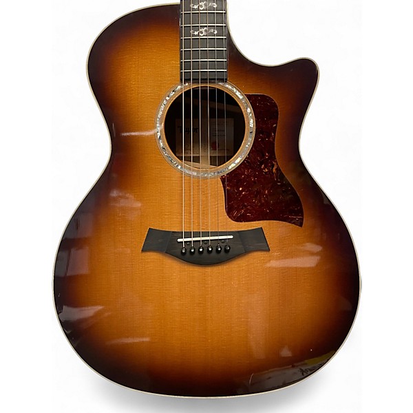 Used Taylor 414CE V-Class Sunburst Acoustic Electric Guitar