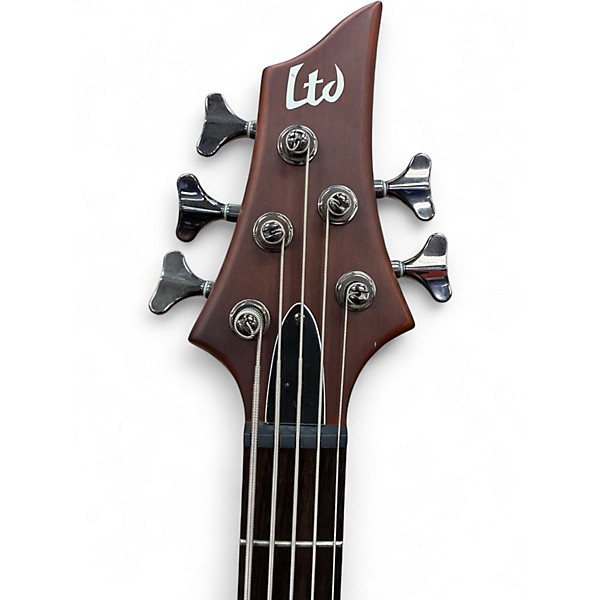 Used ESP D-5 WALNUT SATIN Electric Bass Guitar