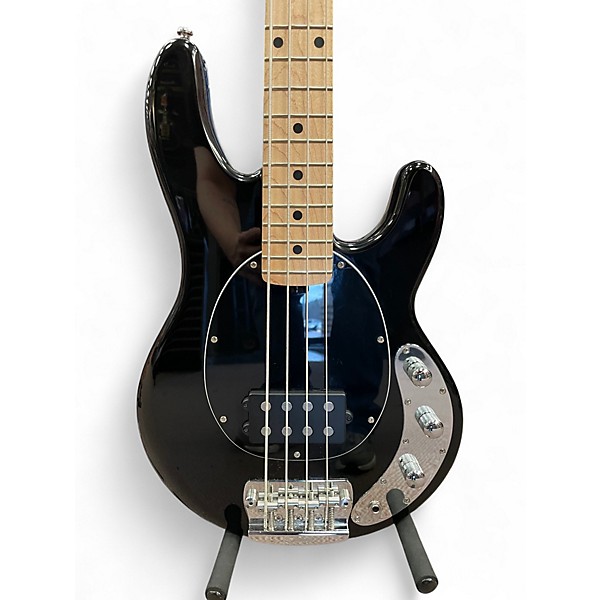 Used Sterling by Music Man Stingray Short Scale Black Electric Bass Guitar