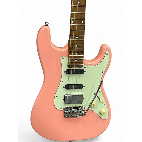 Used 2021 Schecter Guitar Research Nick Johnston Traditional HSS Atomic Coral Solid Body Electric Guitar