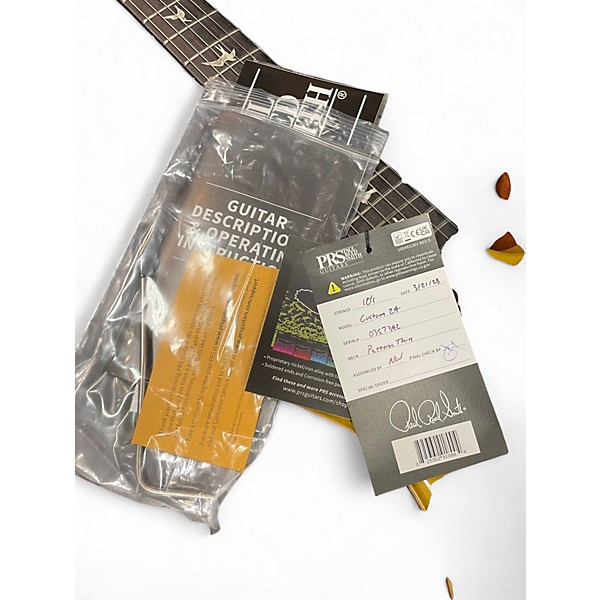 Used 2023 PRS Custom 24 Goldtop Solid Body Electric Guitar