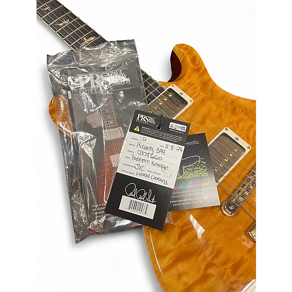 Used 2024 PRS Mccarty 594 10-Top Wood Library Natural Solid Body Electric Guitar