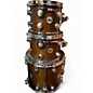 Used DW 4 Piece Collectors Series Chocolate Satin Drum Kit