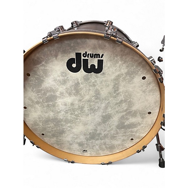 Used DW 4 Piece Collectors Series Chocolate Satin Drum Kit