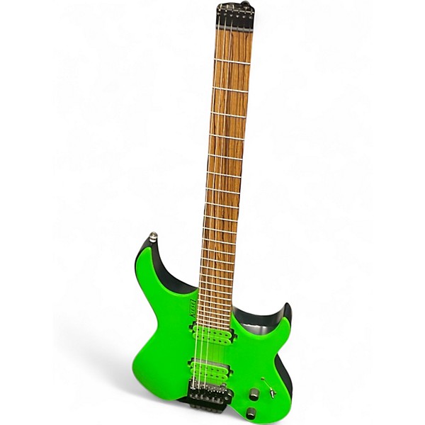 Used Kiesel VADER GREEN Solid Body Electric Guitar