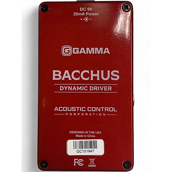 Used GAMMA BACCHUS DYANAMIC DRIVER Effect Pedal