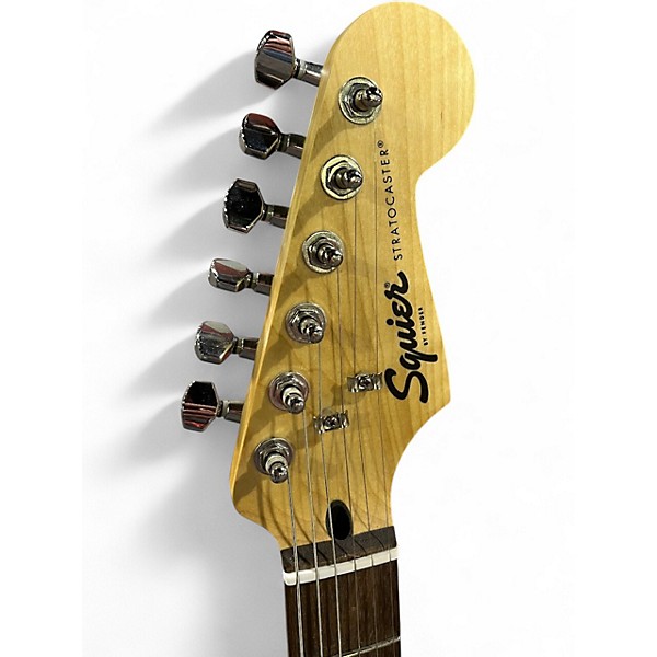 Used Squier Affinity Stratocaster Black Solid Body Electric Guitar