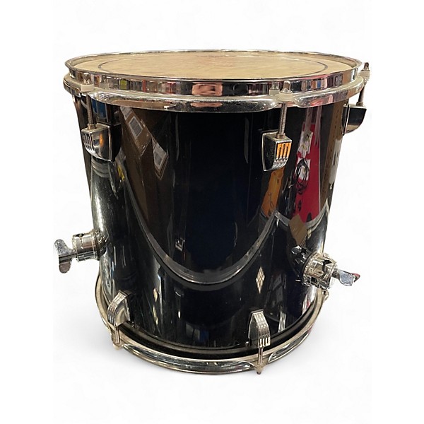 Used Ludwig 13in Breakbeats tom black sparkle Drum