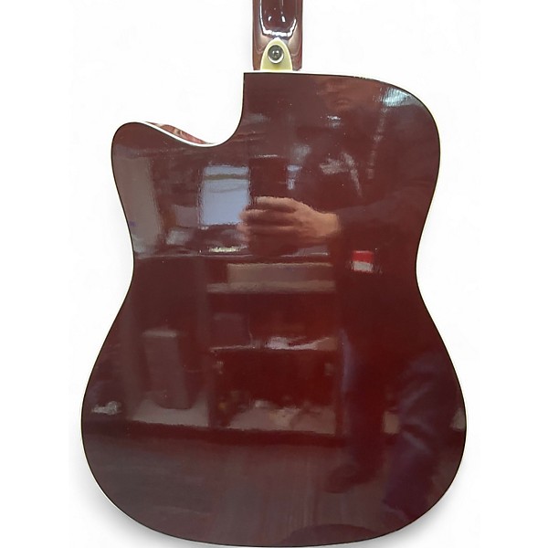 Used Yamaha FX370C Natural Acoustic Electric Guitar