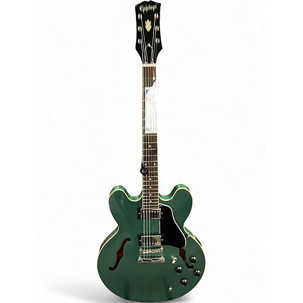 Used 2022 Epiphone ES335 Inverness Green Hollow Body Electric Guitar