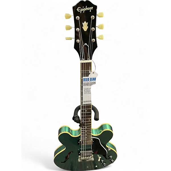 Used 2022 Epiphone ES335 Inverness Green Hollow Body Electric Guitar