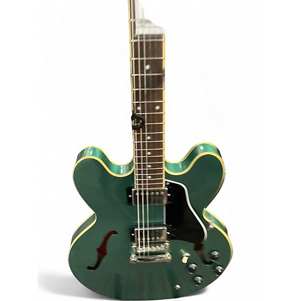 Used 2022 Epiphone ES335 Inverness Green Hollow Body Electric Guitar