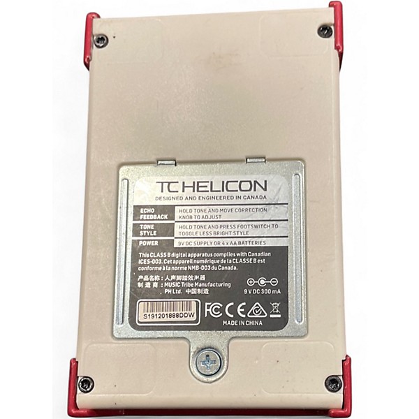 Used TC Helicon VoiceTone Mic Mechanic Vocal Processor