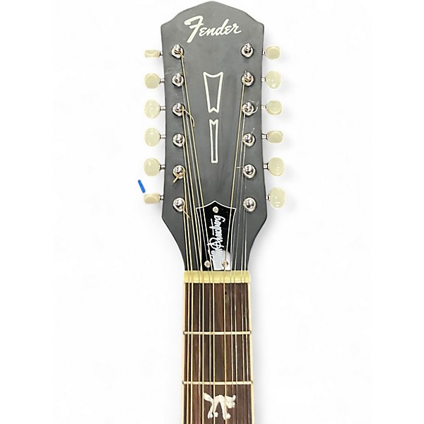 Used Fender Tim Armstrong Hellcat 12 Natural 12 String Acoustic Electric Guitar