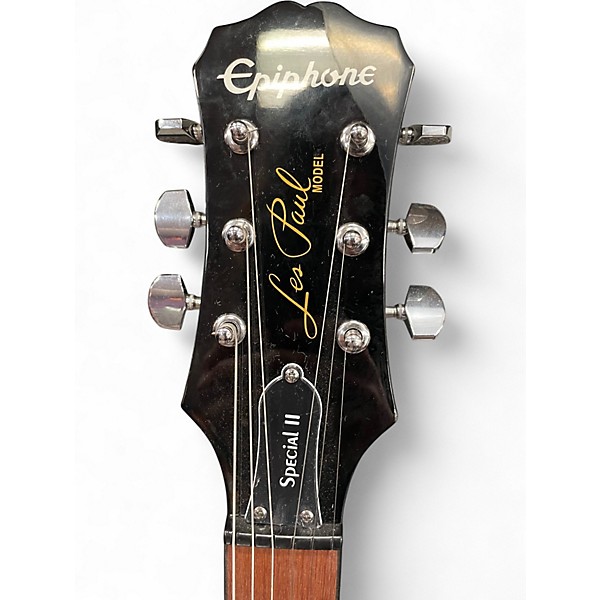 Used Epiphone Les Paul Special II Black Solid Body Electric Guitar