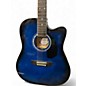 Used Ashthorpe C85 Blue Acoustic Electric Guitar