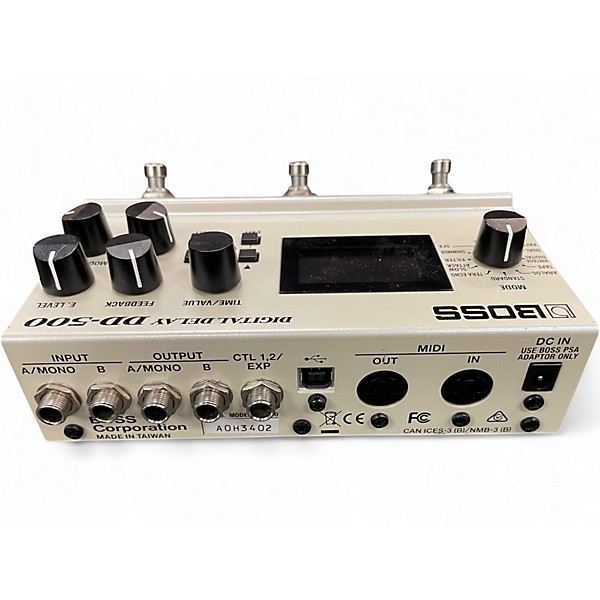 Used BOSS DD500 Digital Delay Effect Pedal