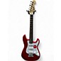 Used Squier Affinity Stratocaster Chrome Red Solid Body Electric Guitar thumbnail