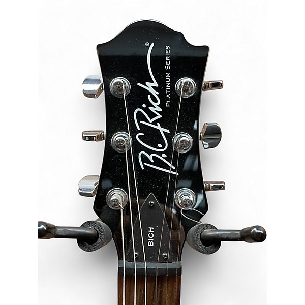 Used B.C. Rich BICH PLATINUM SERIES Chrome Red Solid Body Electric Guitar