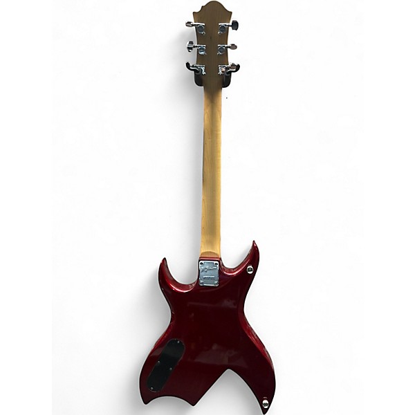 Used B.C. Rich BICH PLATINUM SERIES Chrome Red Solid Body Electric Guitar