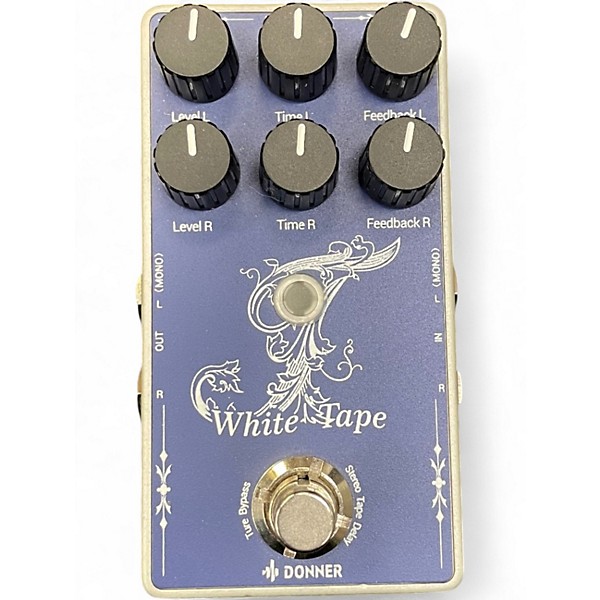 Used Donner White Tap Effect Pedal