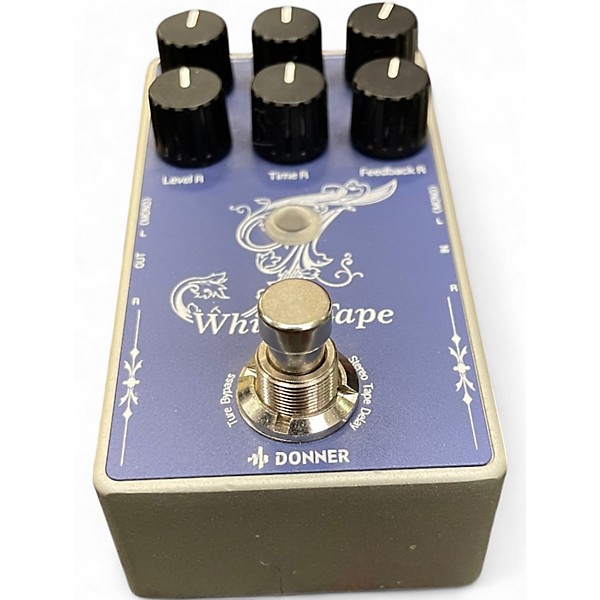 Used Donner White Tap Effect Pedal