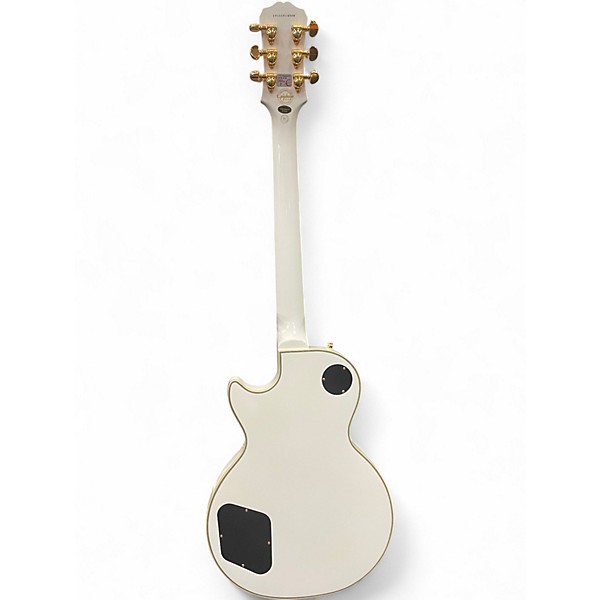 Used Epiphone Les Paul Custom Pro WHITE Solid Body Electric Guitar