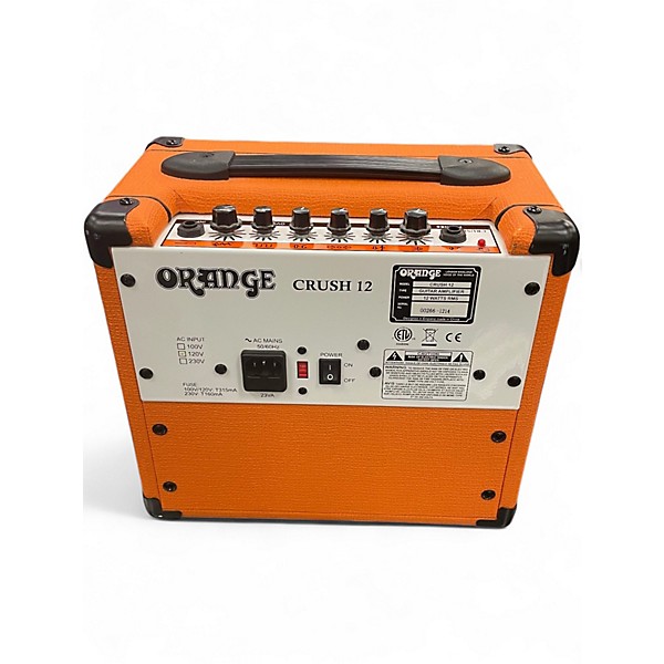 Used Orange Amplifiers Crush 12 Guitar Combo Amp