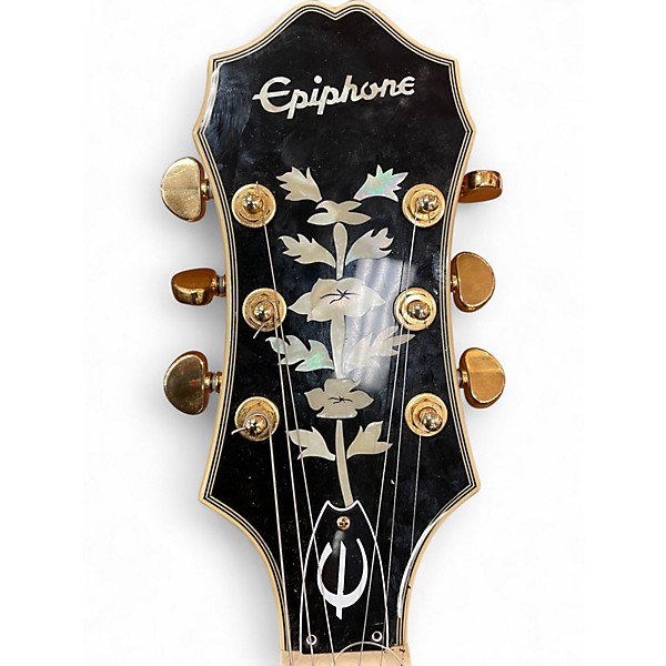 Used Epiphone Sheraton II Ebony Hollow Body Electric Guitar