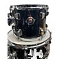 Used Ludwig 5 Piece Accent Black Drum Kit