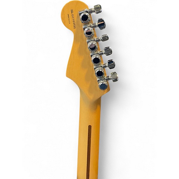 Used 2004 Fender American Deluxe Stratocaster Chrome Silver Solid Body Electric Guitar