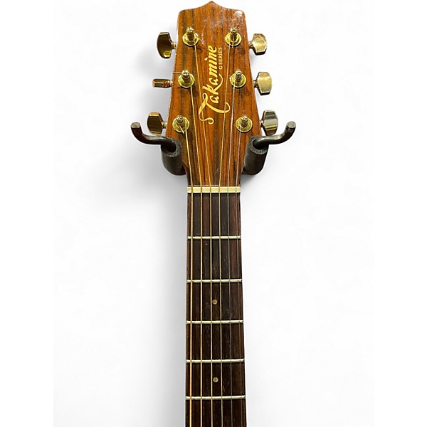 Used Takamine EG444C Orange Acoustic Electric Guitar