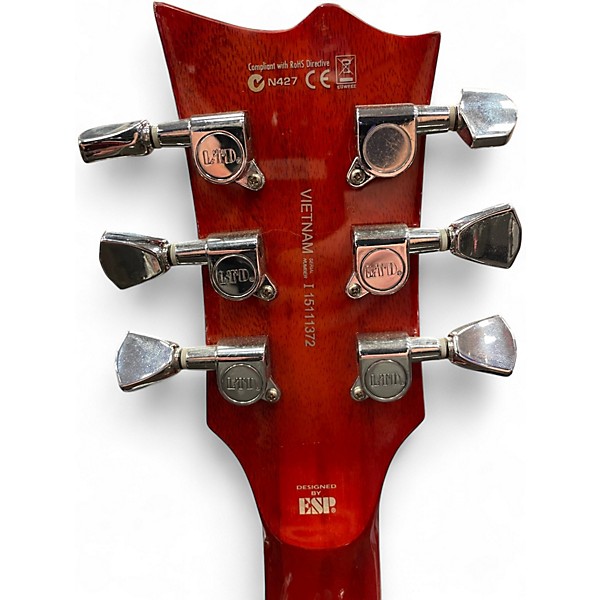 Used ESP LTD EC256 Cherry Sunburst Solid Body Electric Guitar